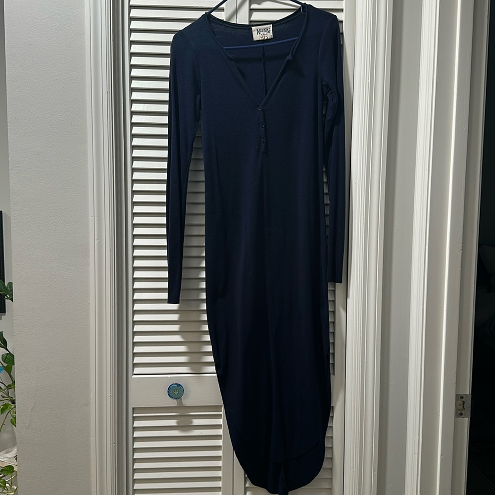 Nation Ltd Anthropologie long sleeve dress, Sm